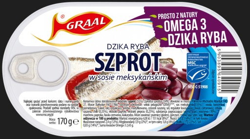 Mexická omáčka z grálových šprot 170g