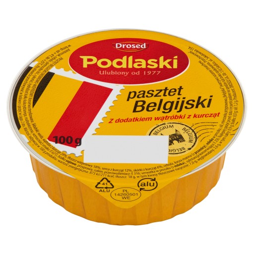 Podlaski Drosed Sandwiches of the World Belgická smotanová paštéta 100 g