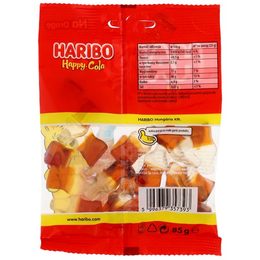 Haribo happy cola želé 85g