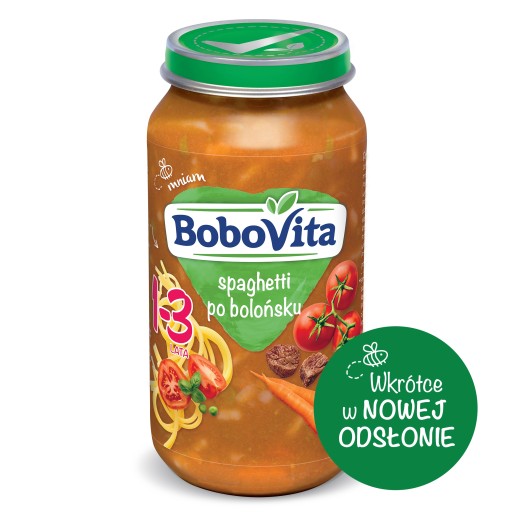 BoboVita Junior Špagety Bolognese 1-3 roky 250 g