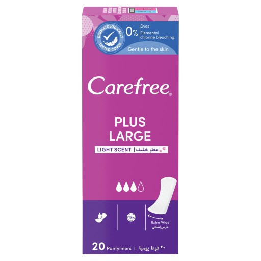 Carefree Plus Large hygienické vložky 20 ks