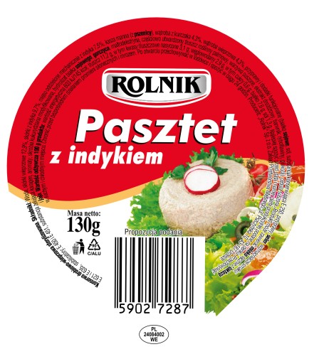 Farmárska paštéta s morčacím mäsom 130g