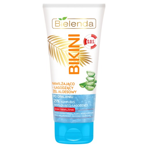 BIELENDA BIKINI S.O.S hydratačný a upokojujúci aloe gél po opaľovaní 150 ml