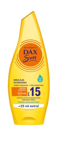 DAX opaľovacie mlieko na opaľovanie 15 SPF 175 ml