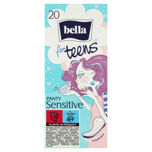 VLOŽKY BELLA 20KS. CITLIVÉ PRE tínedžerov
