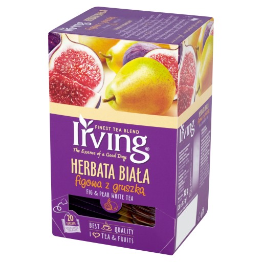 IRVING BIELY FIGOVÝ ČAJ S HRUŠKOU 20 obálok