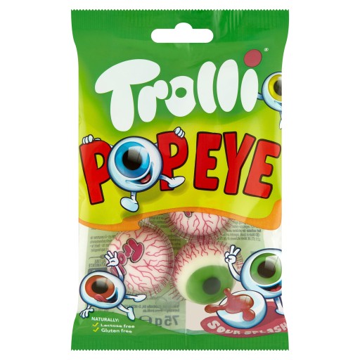 Trolli Glotzer penové očné želé 75g DE