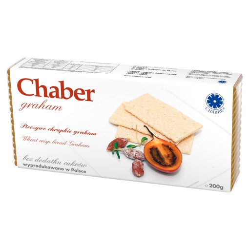 Chaber Graham knäckebrot bez cukru 200 g