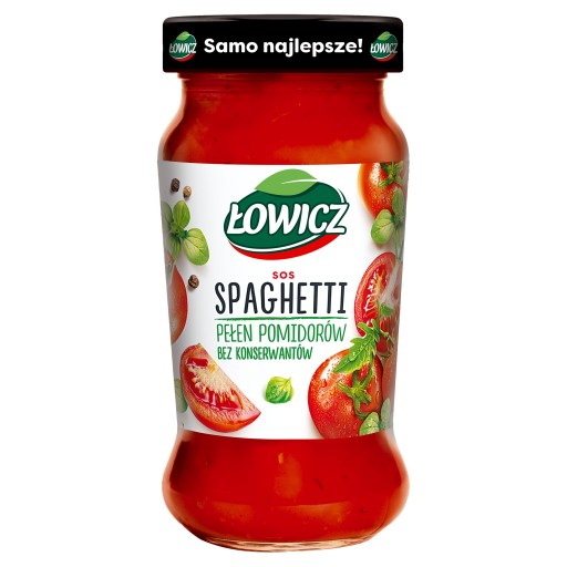 Spaghetti Łowicz Jemná paradajková omáčka v tégliku 350g
