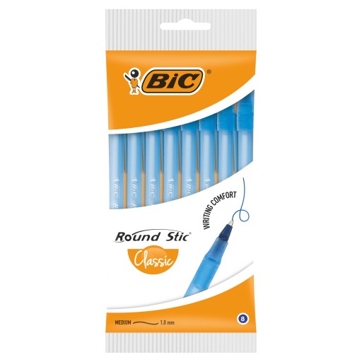 BIC Round Stic Classic guľôčkové pero Blue Blister