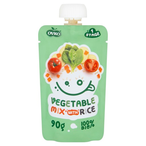 Miska mix zeleniny a ryže po 6 mesiacoch veku BIO 90 g