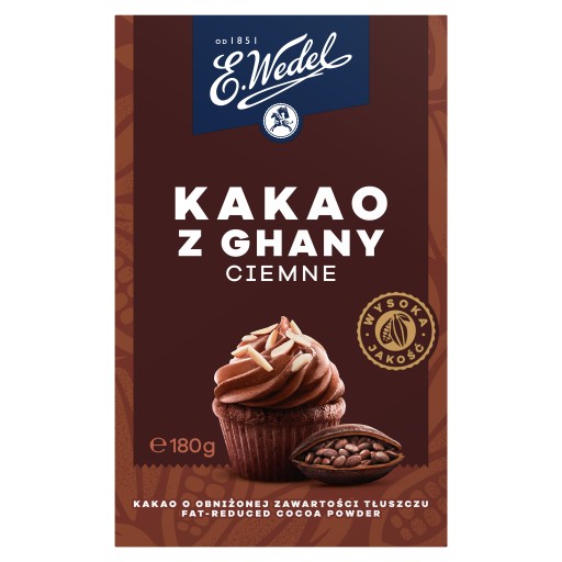 WEDEL TMAVÉ KAKAKO Z GHANY 180g