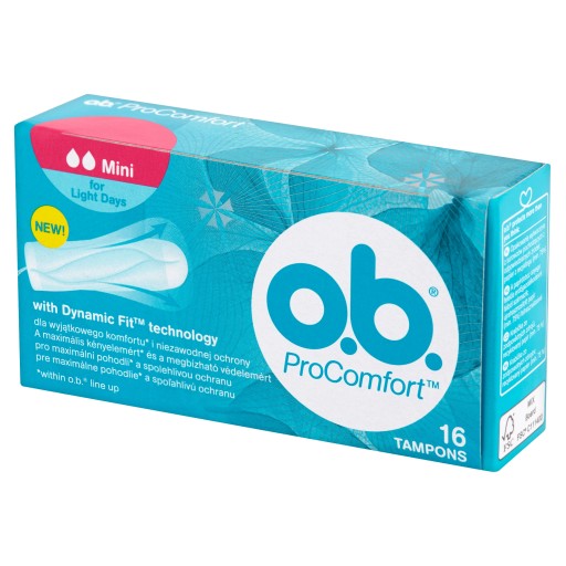 O.B.ProComfort Mini pohodlné tampóny 1 balenie - 16 ks