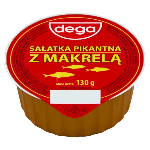 Dega šťukový šalát, makrela 130g