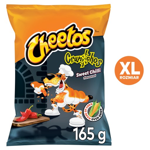 Cheetos Crunchos Sweet Chilli Chips 3x 165g