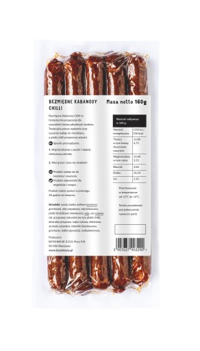 Bezmäsité mäso Vegánske čili párky 160 g