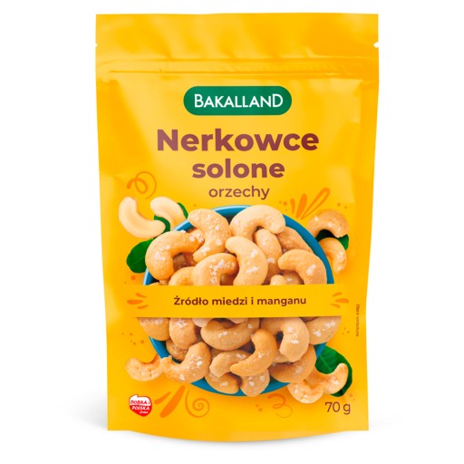 BAKALLAND KEŠU JEMNE SOĽNÉ 70G SLANÉ ORIEŠKY