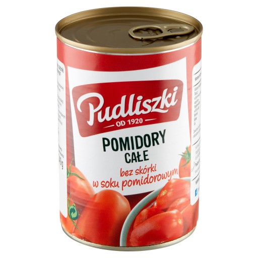 Pudliszki Celé paradajky v paradajkovej šťave 400g
