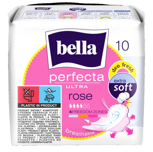 BELLA PERFECTA SANITÁRNE VLOŽKY 10KS ROSE ULTRA