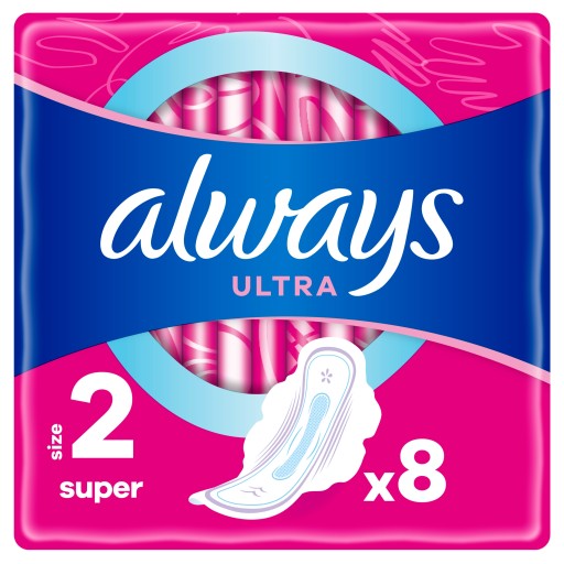 VŽDY ULTRA 8 SUPER PLUS hygienických vložiek