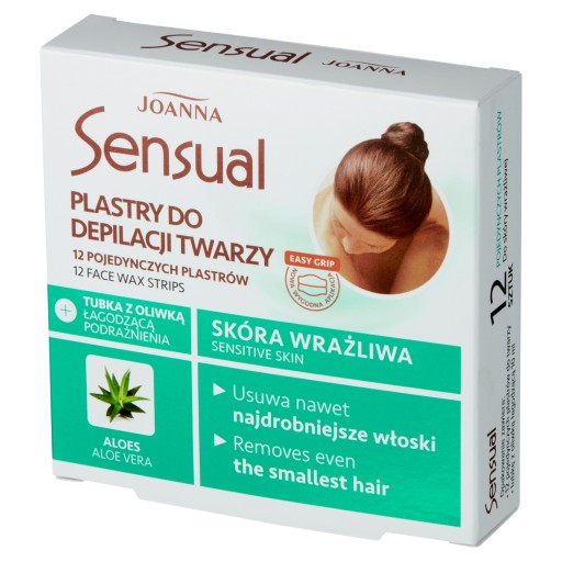 Zmyselné náplasti na depiláciu tváre Joanna Aloe