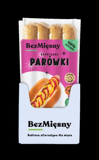 Bezmäsité párky 180 g bezmäsité