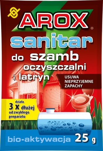 SANITÁRNA PRÍPRAVA. PRE septik, VRECKÁ 15X 25G