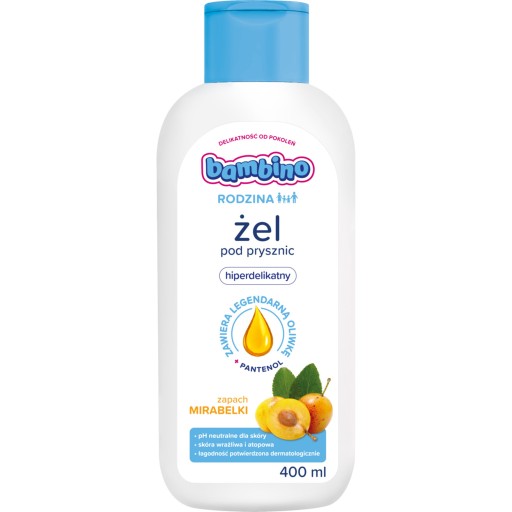 BAMBINO NIVEA Mirabelka rodinný sprchový gél 400ml