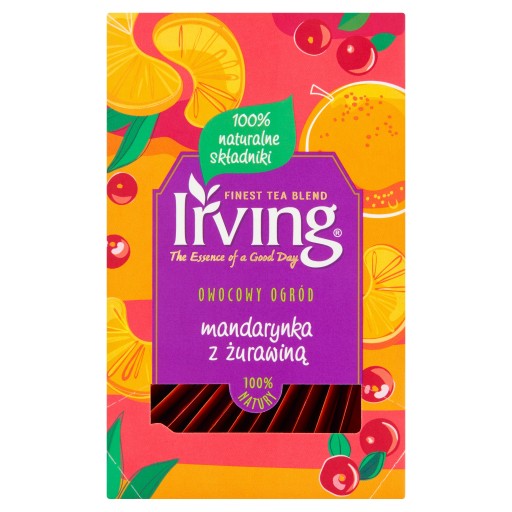 Express ovocný čaj mandarinka s brusnicou Irving 40 g
