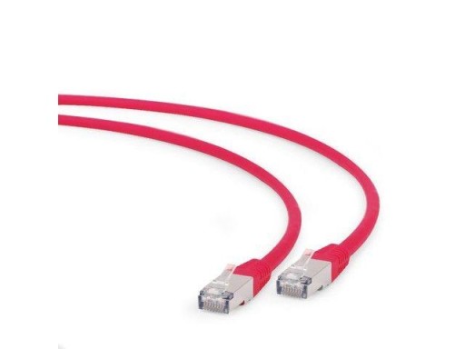 PATCHCORD LAN ETHERNET RJ45 CAT6A FTP SIEŤOVÝ KÁBEL 0,5M ČERVENÝ