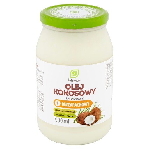 Rafinovaný kokosový olej Intenson 900 ml