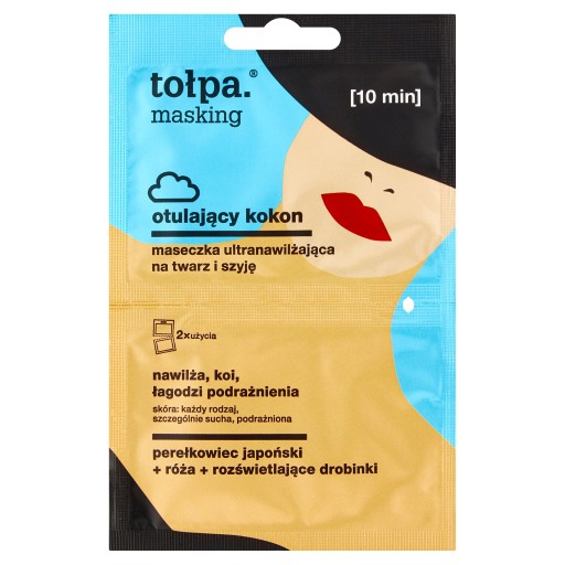 cocooning mask ultra hydratačná maska na tvár a krk 2x5 ml