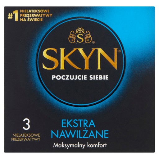 Unimil Skyn extra lubrikované kondómy, 3 ks.