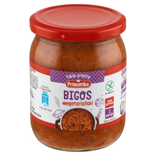 Vegetariánsky bigos BEZSKLENENÝ 480 g