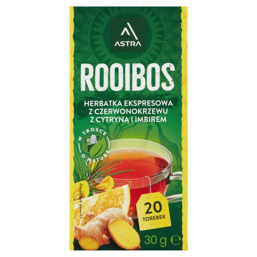Astra Rooibos Lemon Ginger EX20 x2
