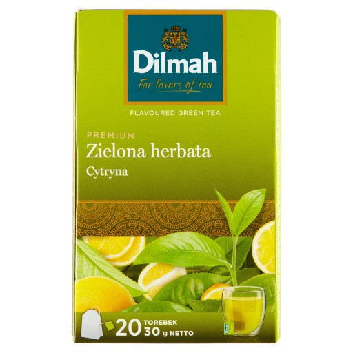 Dilmah Zelený čaj Citrón 20 x 1,5 g