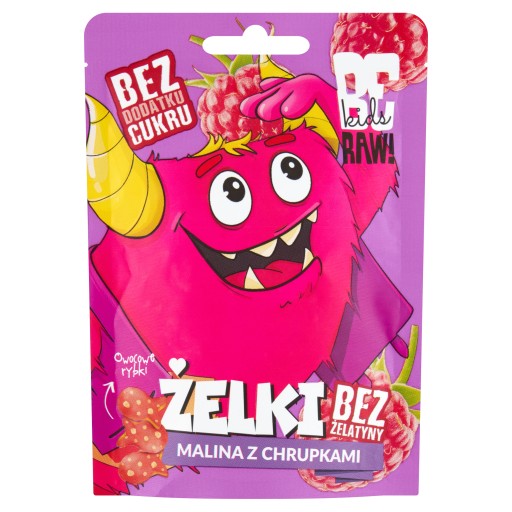 Buďte Raw! Detské malinové želé s lupienkami 35 g