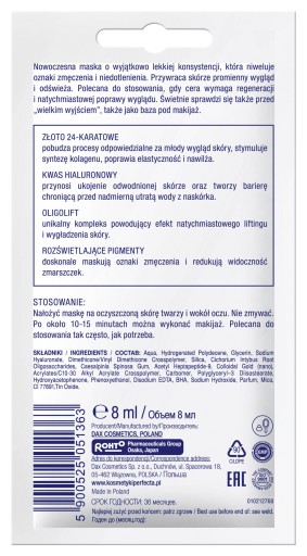 Dax Perfecta S.O.S krémová pleťová maska 8ml