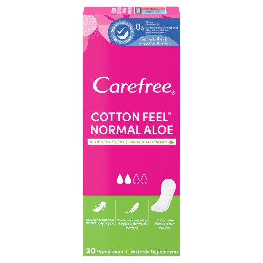 J&J CAREFREE 20KS ALOE