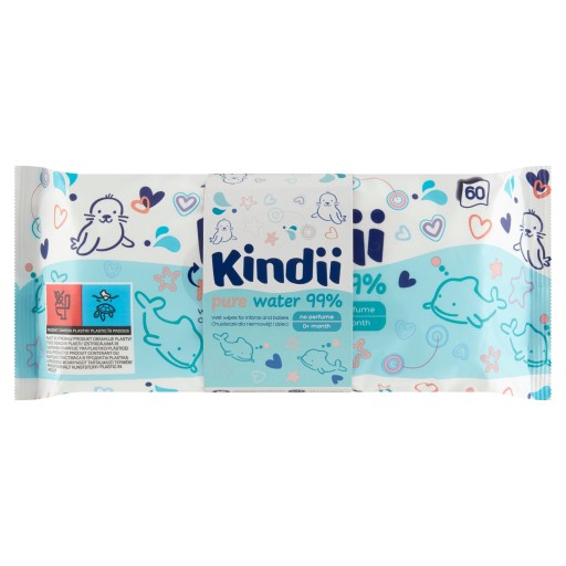 Cleanic Kindii Pure Water obrúsky pre deti a bábätká 99% 3+1 (240 ks)