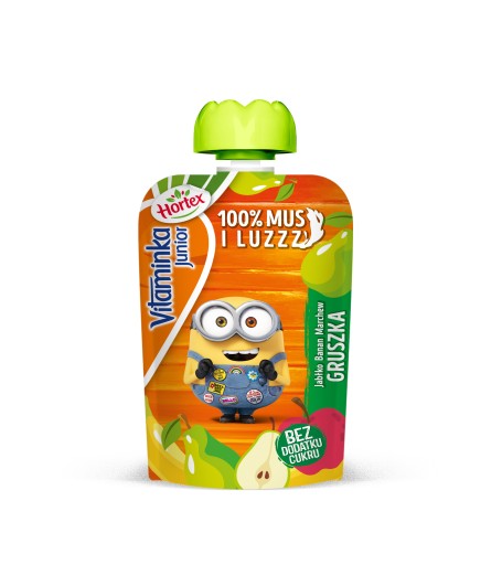 Hortex pena Jablko, banán, mrkva, hruška 100g