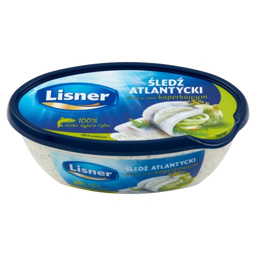 Filety zo sleďa Lisner v kôprovej omáčke 160 g