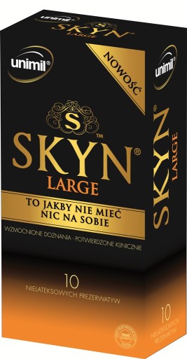 UNIMIL SKYN LARGE kondómy väčšie, 10 ks.