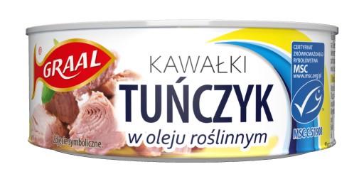 Tuniak v rastlinnom oleji Graal 0,17 kg