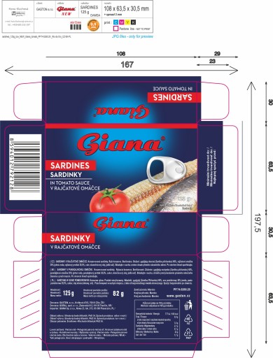 Giana sardinky 125g