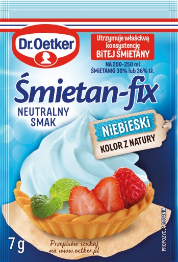 Dr.Oetker Krém-fix modrý 7g