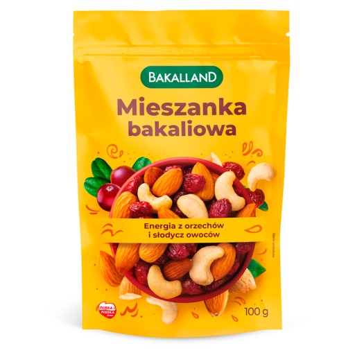 Bakalland Miešané sušené ovocie a orechy 100 g