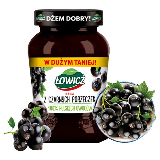 ŁOWICZ Džem z čiernych ríbezlí N/S 450G..