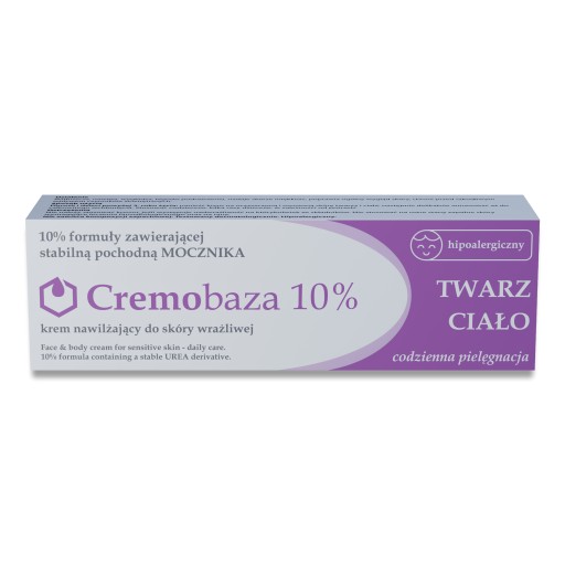 Cremobaza 10% Urea polotučný krém pre citlivú pleť 30g