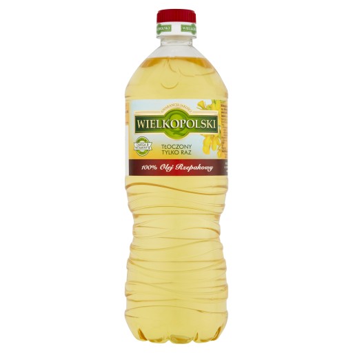 Wielkopolski Repkový olej 100% 0,9l